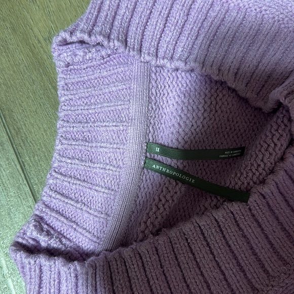 NWT! By Anthropologie Lilac Bell-Sleeve V-Neck Sweater - Size 1X 🎶 - Picture 11 of 16